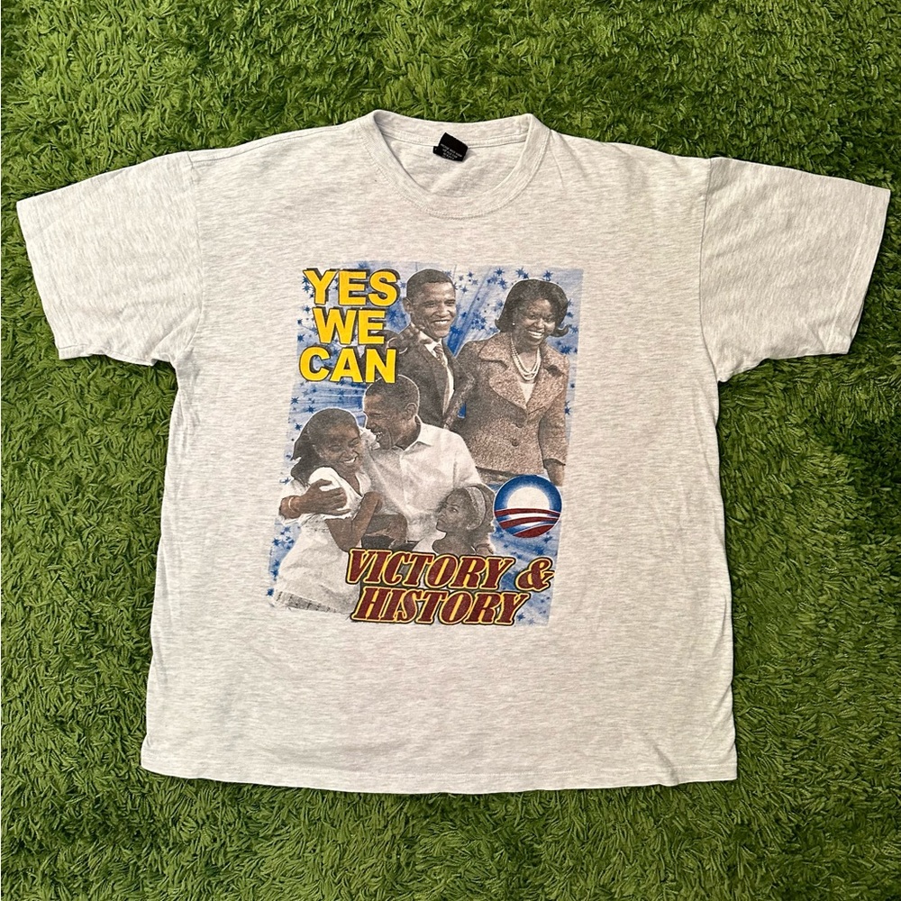 ❌SOLD❌ Vintage 2008 Barack Obama Election Victory Rap Tee